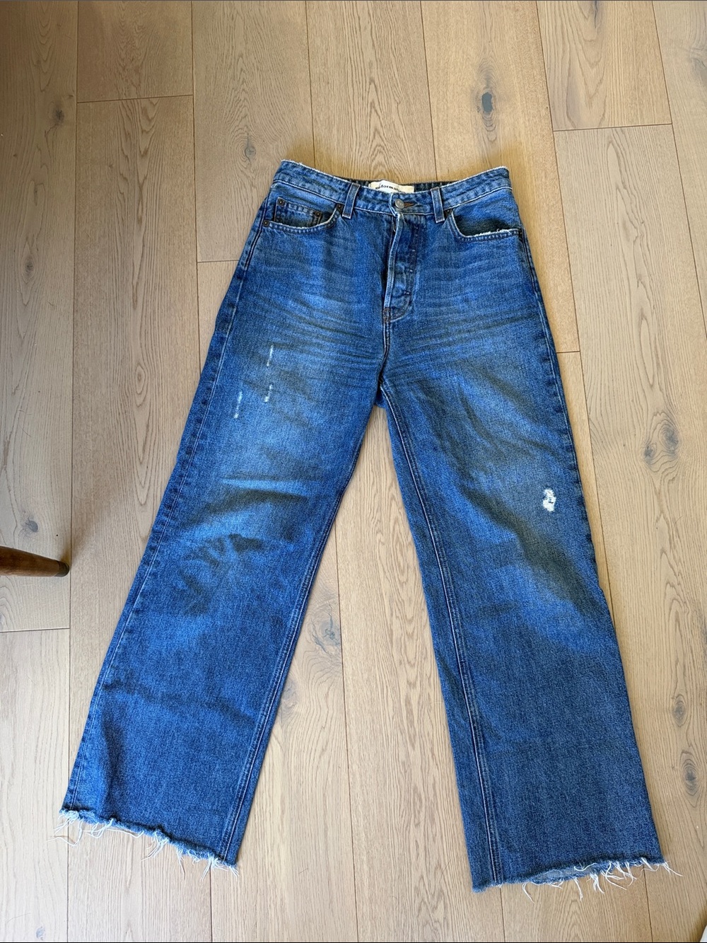 Reformation Fawcett Jeans in Celtic Blue